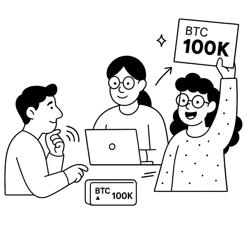 EleksCava ESP32-based cryptocurrency tracker with 2.9-inch E-Ink display showing real-time Bitcoin price, RGB LED indicators, and stackable modular design